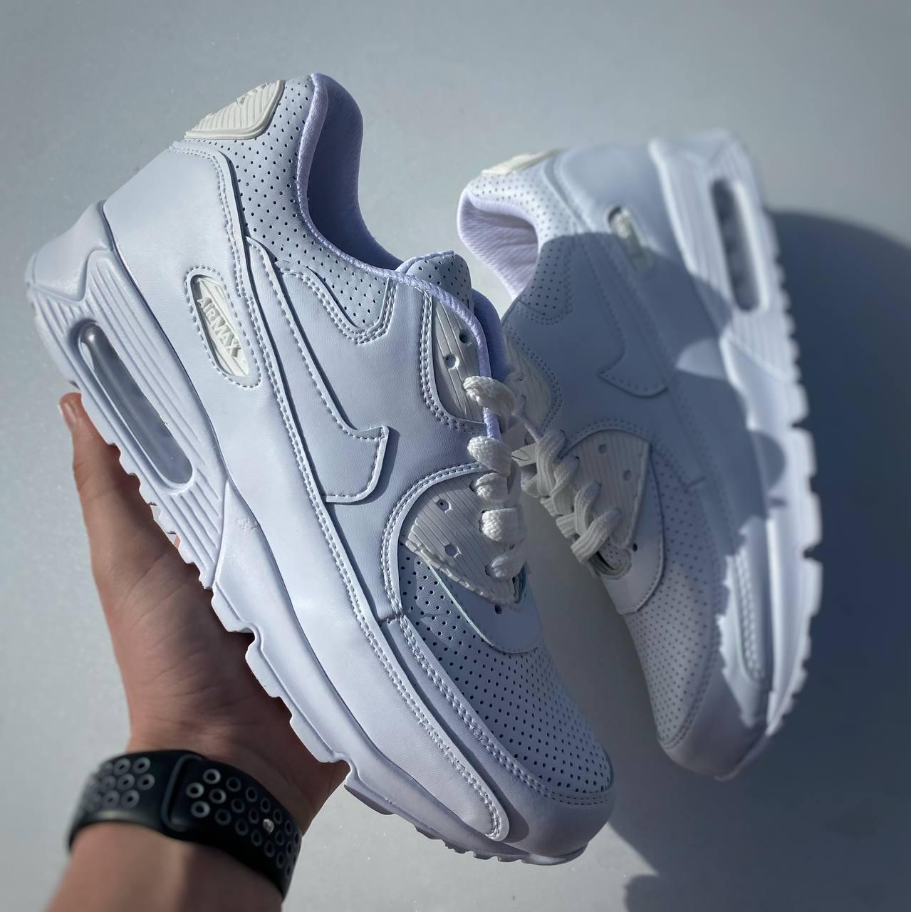 Білі кросівки Nike Air Max 90 White 41-46