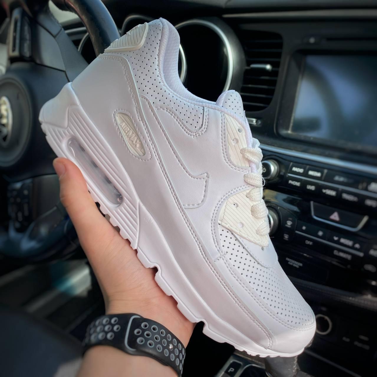 Білі кросівки Nike Air Max 90 White 41-46