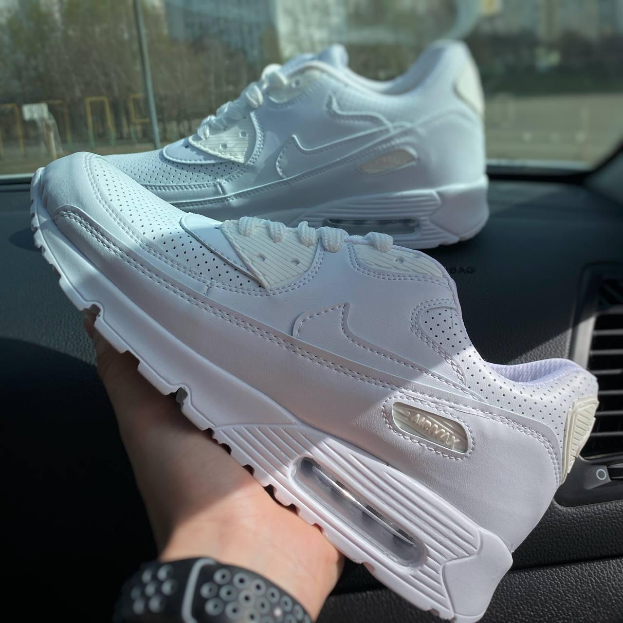 Білі кросівки Nike Air Max 90 White 41-46