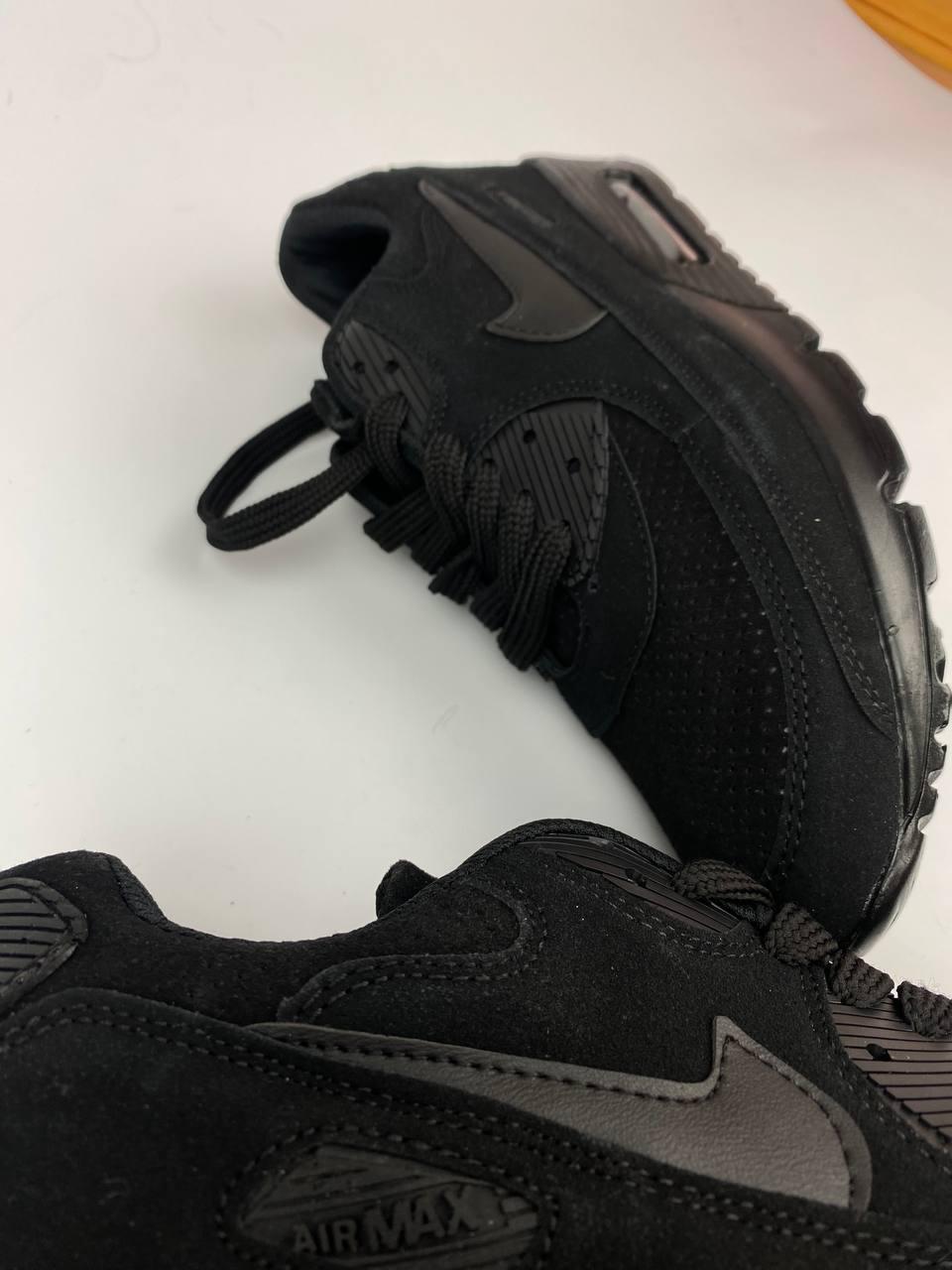 Чорні кросівки Nike Air Max 90 Black 41-46