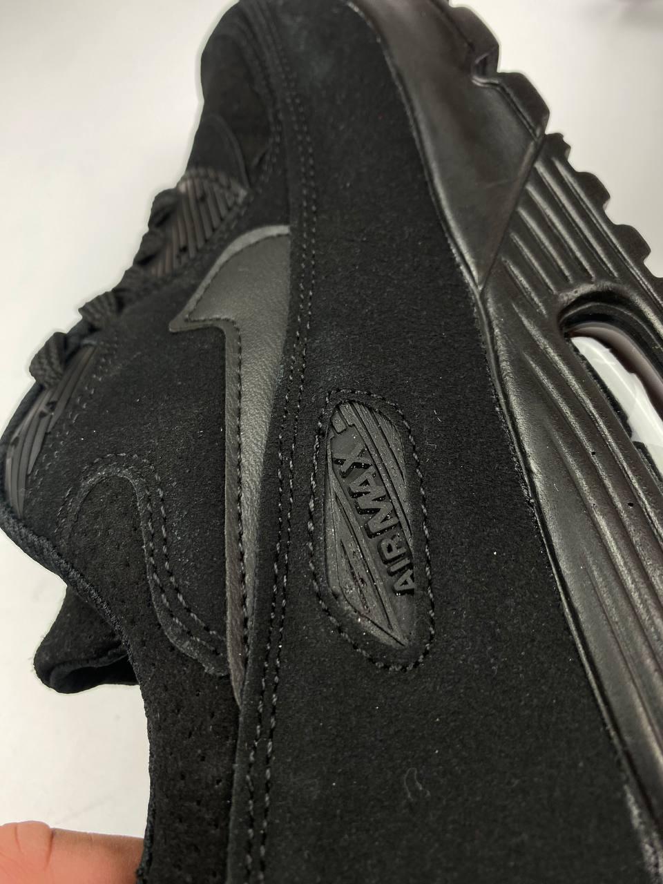 Чорні кросівки Nike Air Max 90 Black 41-46