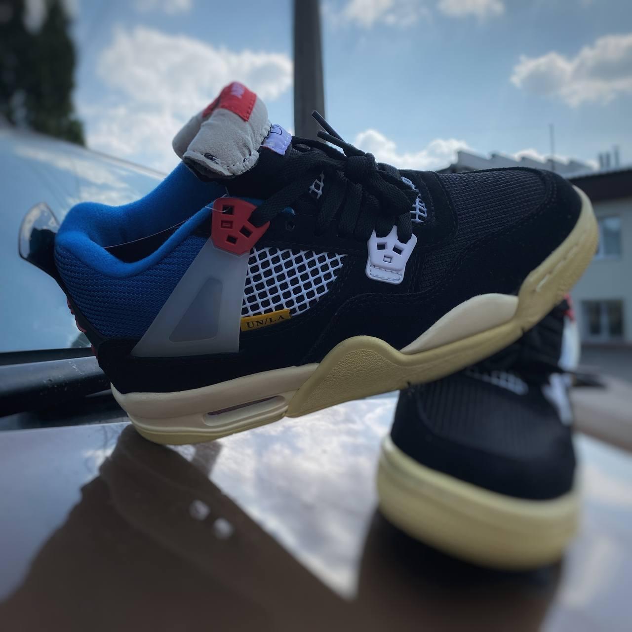 Стильні унісекс кросівки Nike Air Jordan 4 retro off Noir