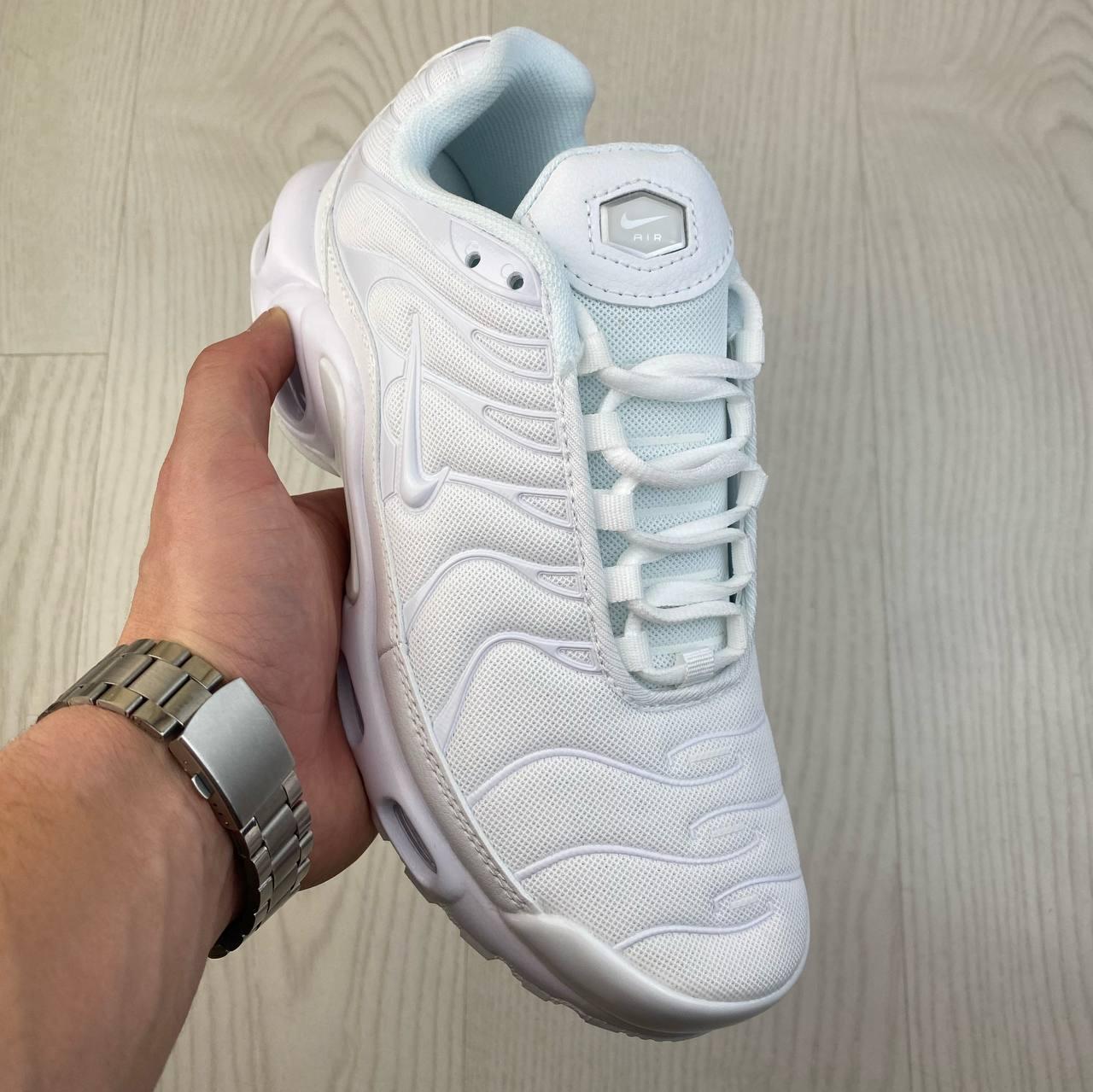 Жіночі білі спортивні кросівки Nike Air Max TN White PREMIUM 37-41