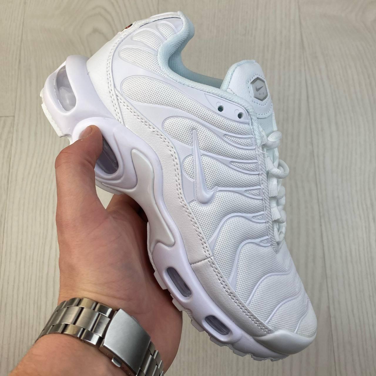Жіночі білі спортивні кросівки Nike Air Max TN White PREMIUM 37-41