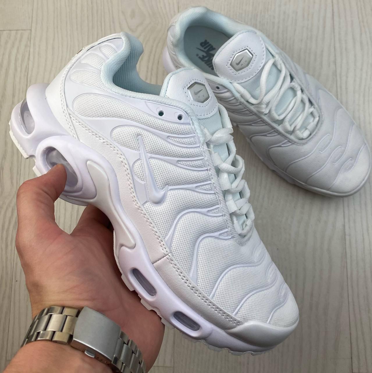 Жіночі білі спортивні кросівки Nike Air Max TN White PREMIUM 37-41