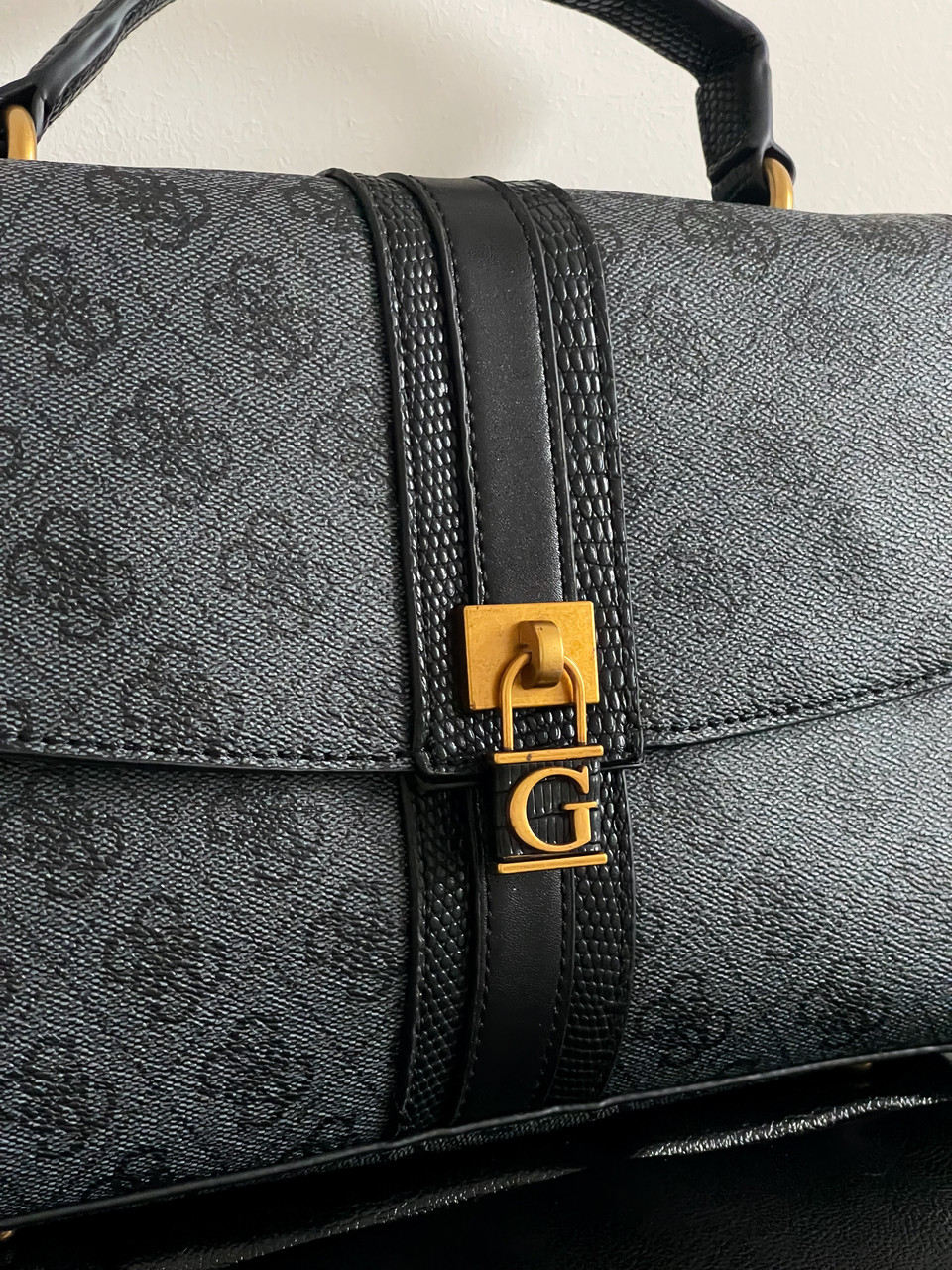Сумочка Guess Ginevra Logo Elite сірого кольору LUX ЯКІСТЬ фірмова фурнітура